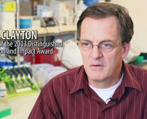 Dale Clayton winner of the 2013 Distinguished Innovation and Impact Award